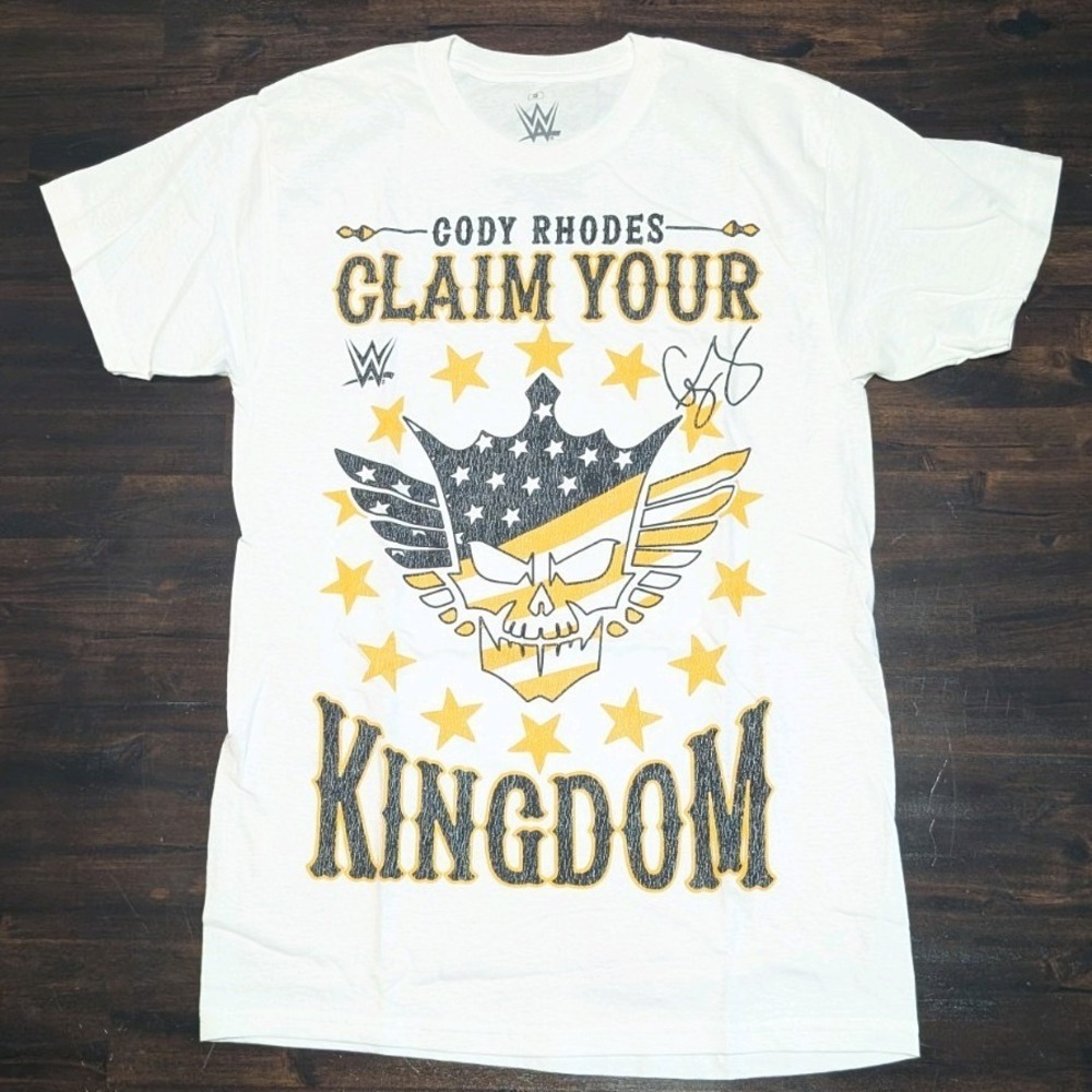 WWE Cody Rhodes T-Shirt Size Small Claim Your Kingdom New WWF Wrestling